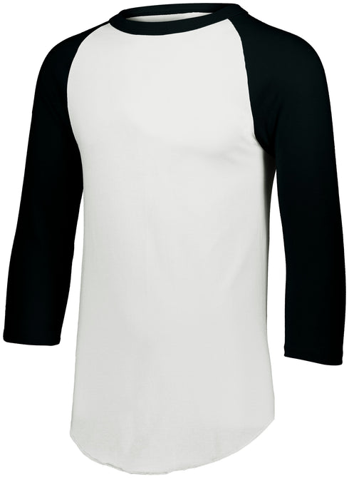 Augusta Sportswear Youth Baseball Jersey 2.0 (4421), Color 'White/Black'